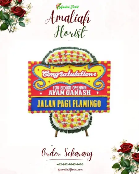 Sewa Papan Bunga Gedung Bagas Raya Cibinong